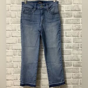 NYDJ Dayla Wide Cuff Capri Size 0 (0151)